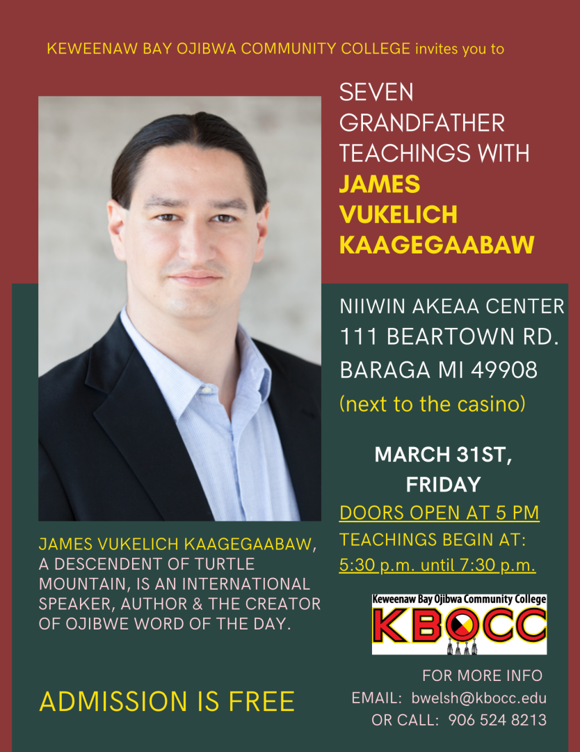 James Vukelich Kaagegaabaw Presentation Keweenaw Bay Ojibwa Community