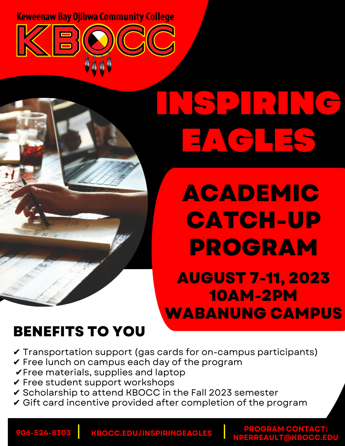 Keweenaw Bay Ojibwa Community College Catch Your Dream Through a