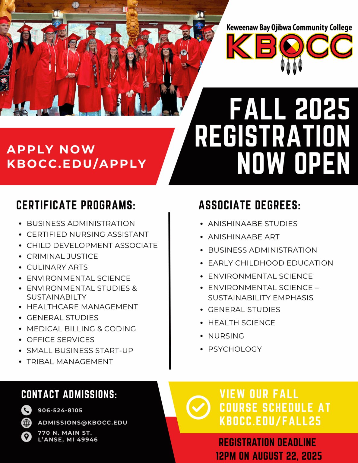 Keweenaw Bay Ojibwa Community College Catch Your Dream Through a